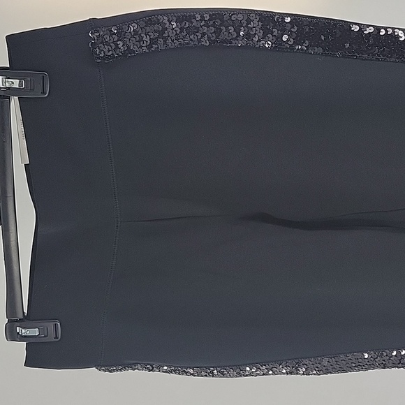 Black Sequin-Trimmed Pants NWT - Picture 8 of 13